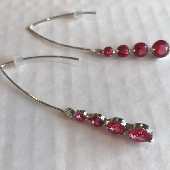 INC International Concepts Jewelry - INC Brand New Crystal Graduated Threader Earrings